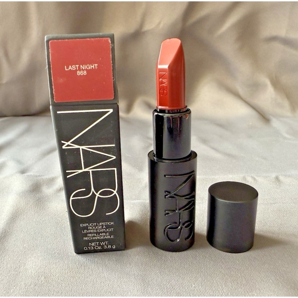 NARS Explicit Lipstick Shade LAST NIGHT 868 New In‎ Box Rouge Full Size .13 oz